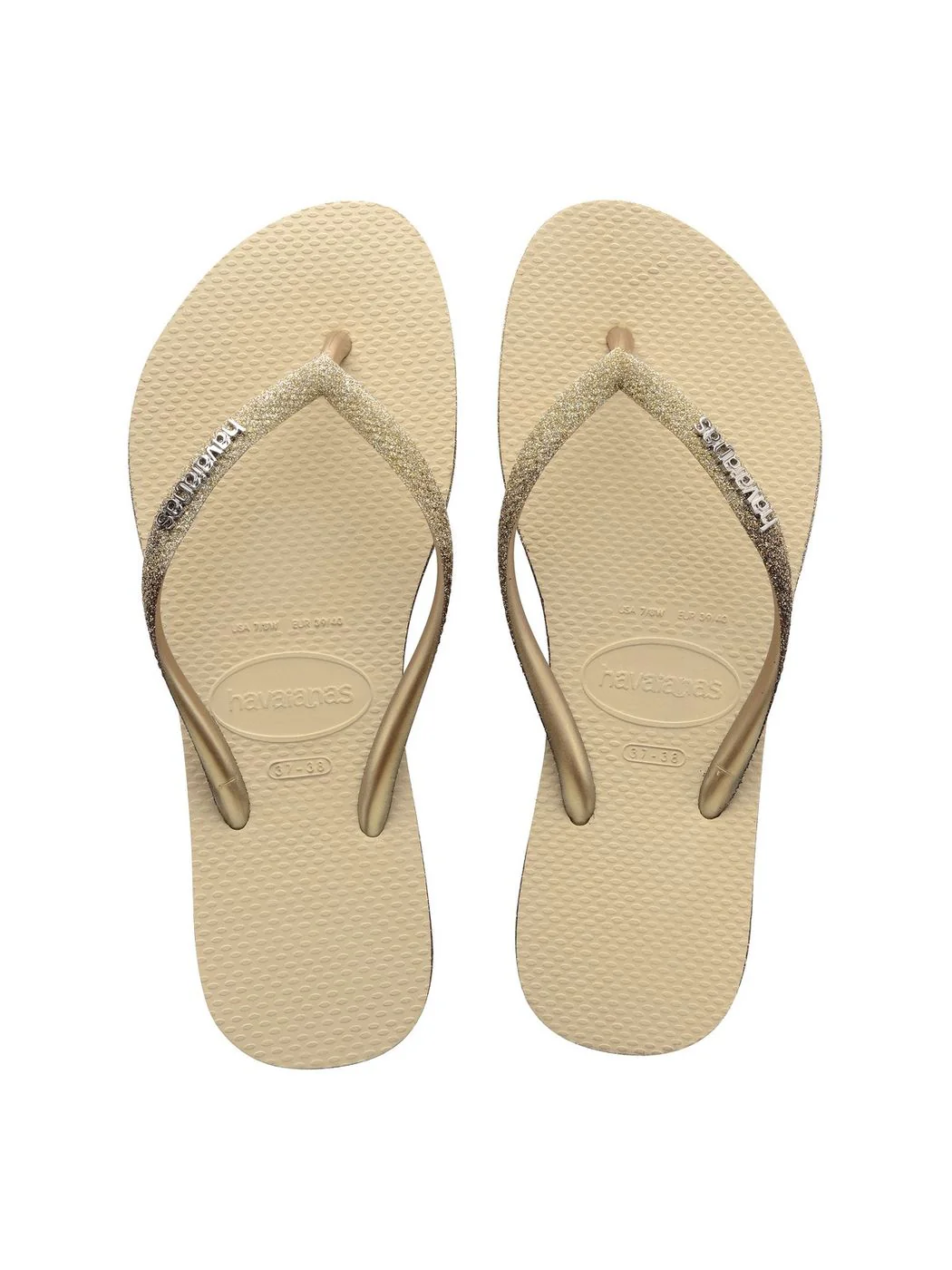 HAVAIANAS Infradito Donna SLIM SPARKLE ME FC 4146093.0154 Beige - Image 9
