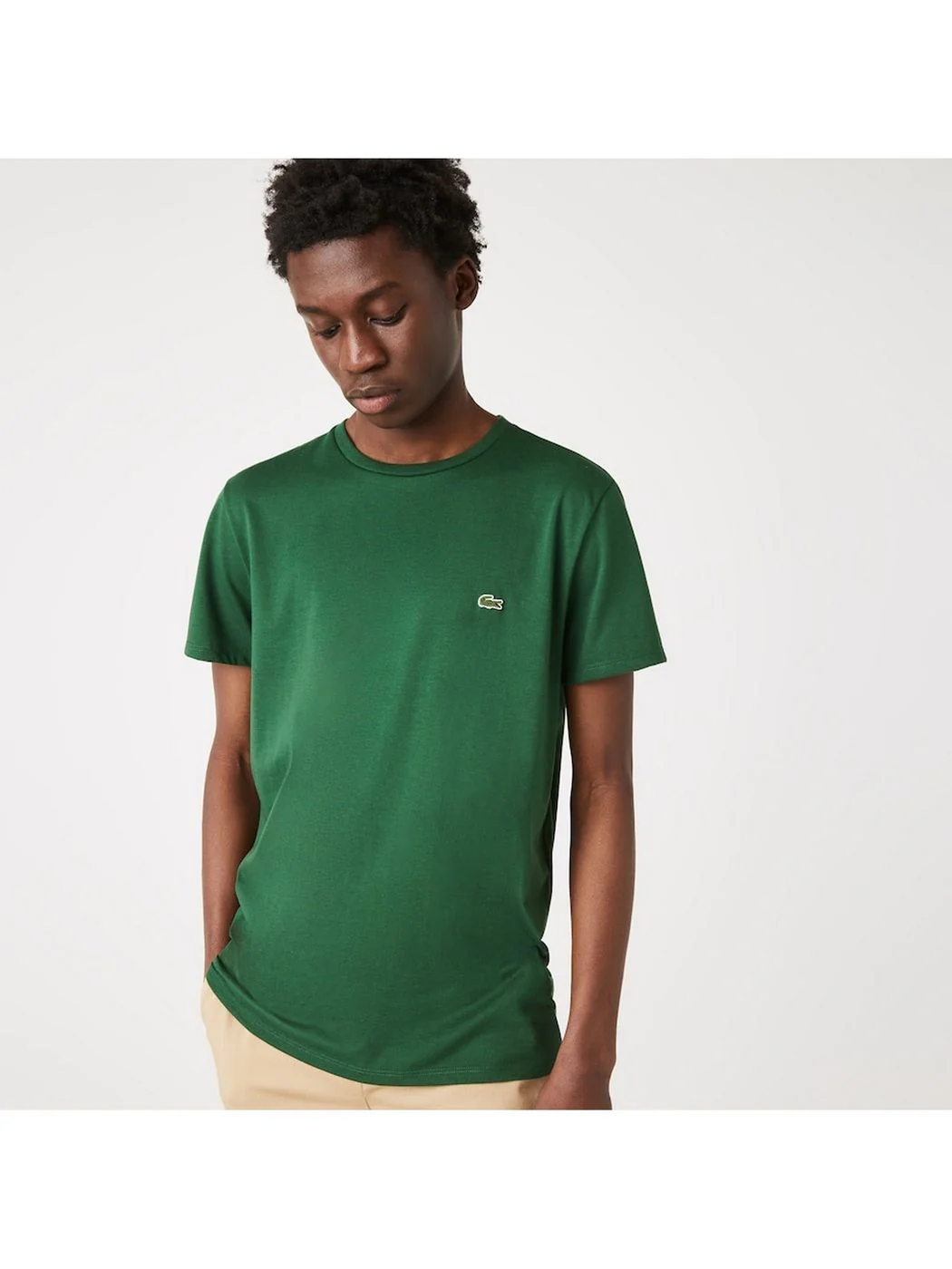 LACOSTE T-shirt Uomo  TH6709 132 Verde - Image 6